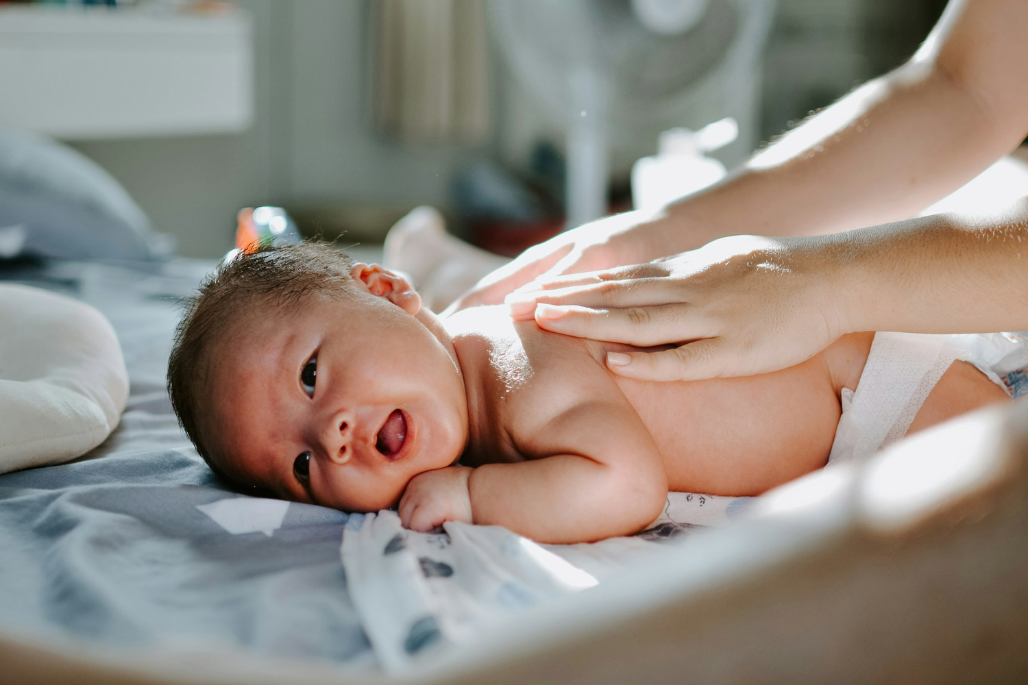 Baby Massage, Dauerschreien